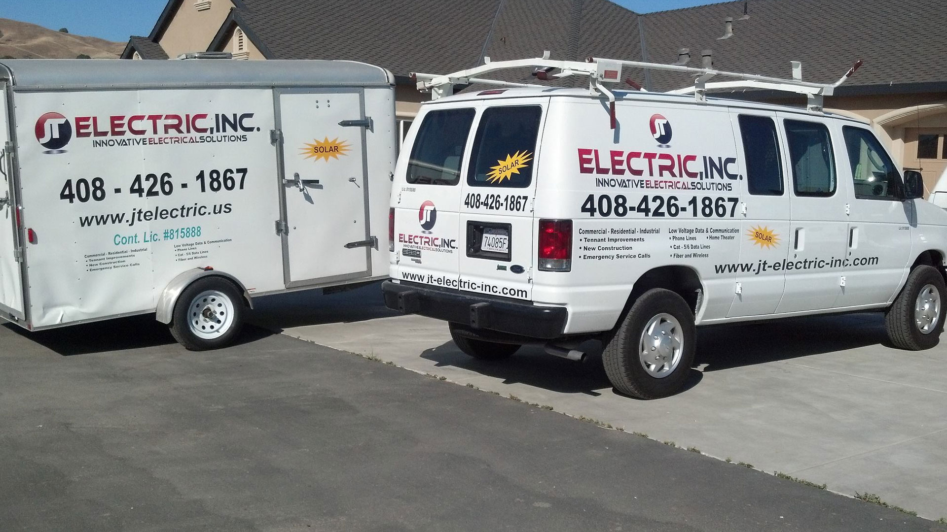 JT Electric, Inc Banner